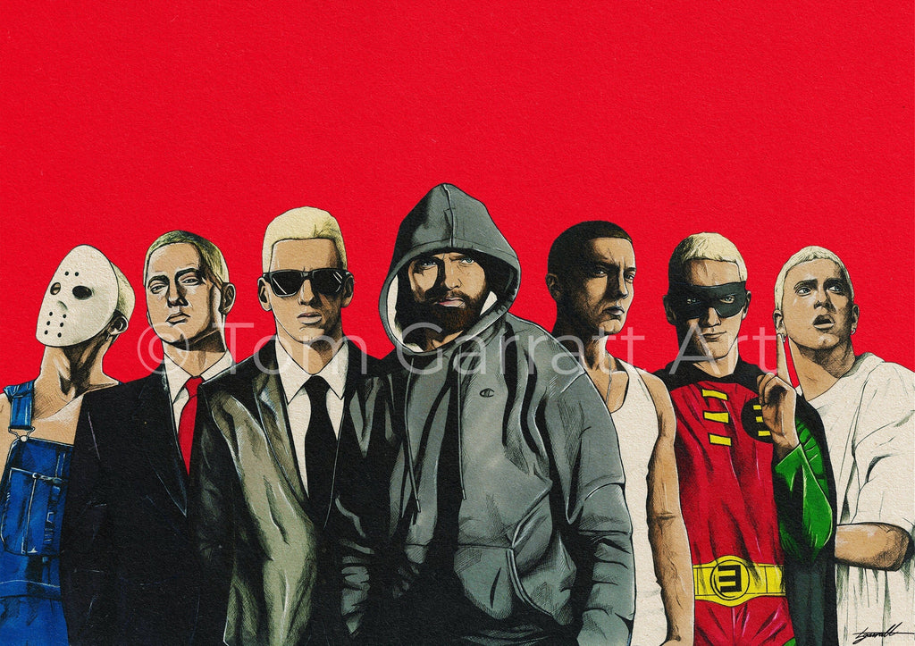 EMINEM LEGACY - Pen Art Print