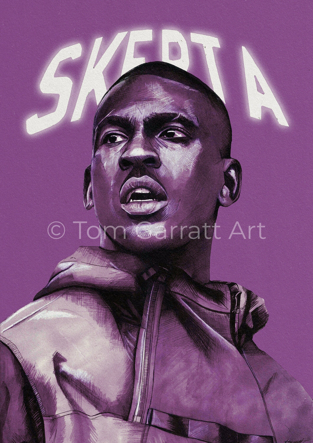 SKEPTA - Pen Art Print