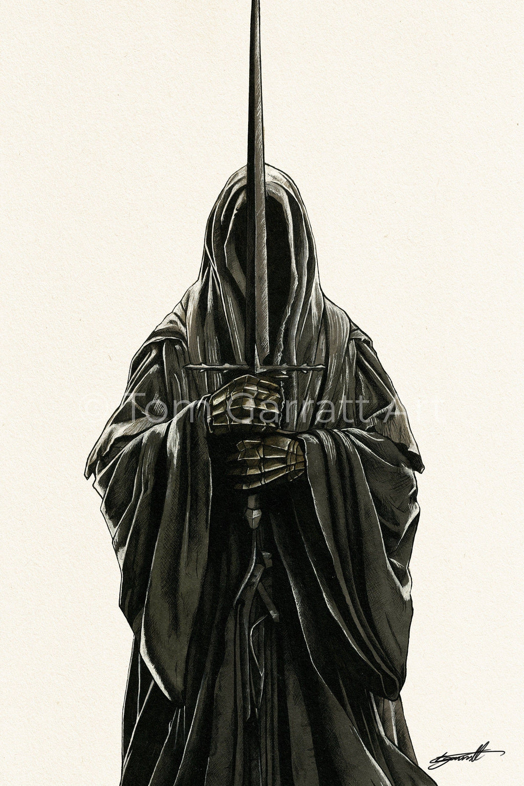 NAZGUL - Pen Art Print
