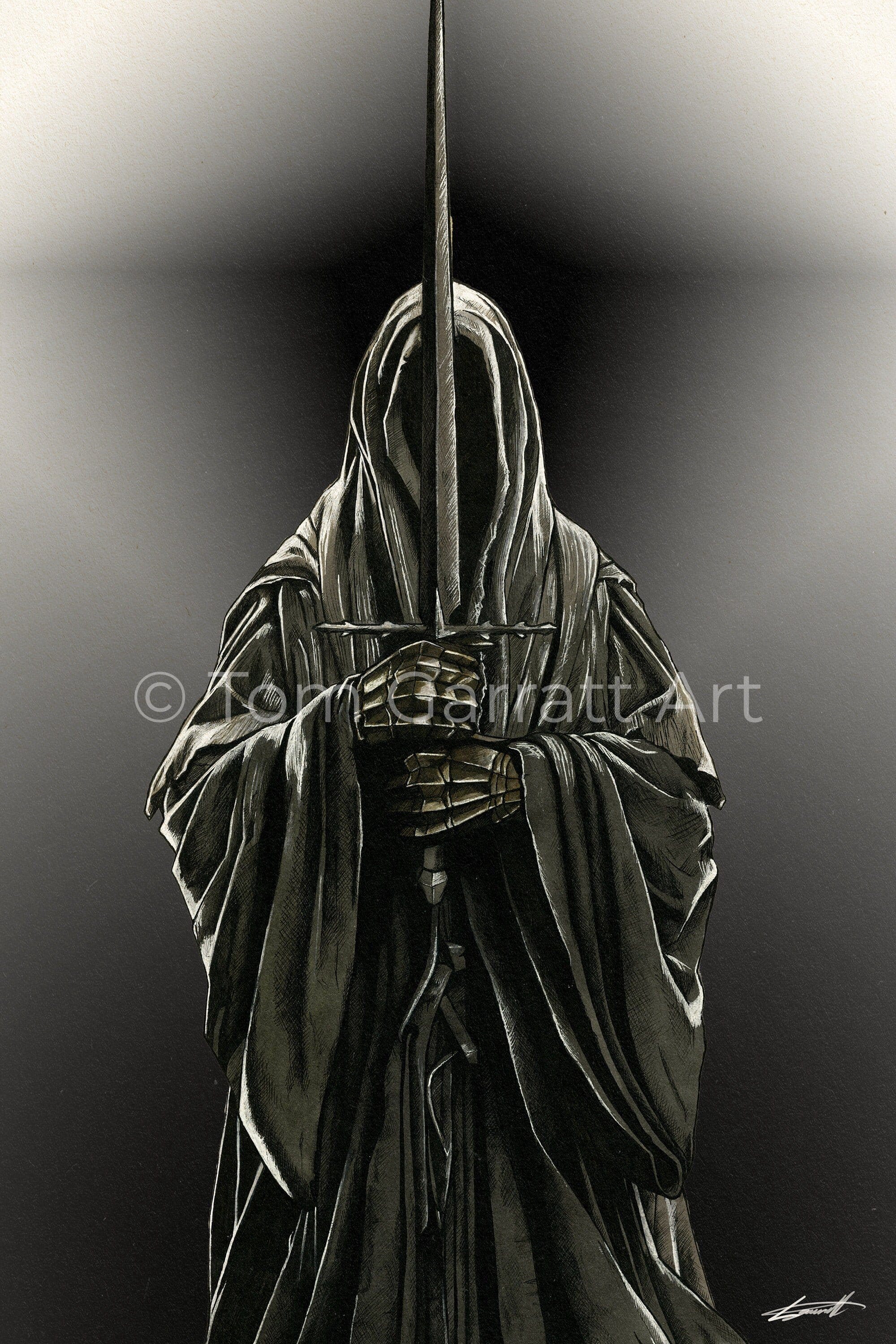 NAZGUL - Pen Art Print