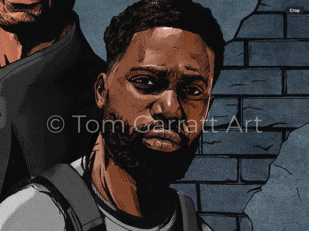 KANO & GHETTS COMIC - Pen Art Print