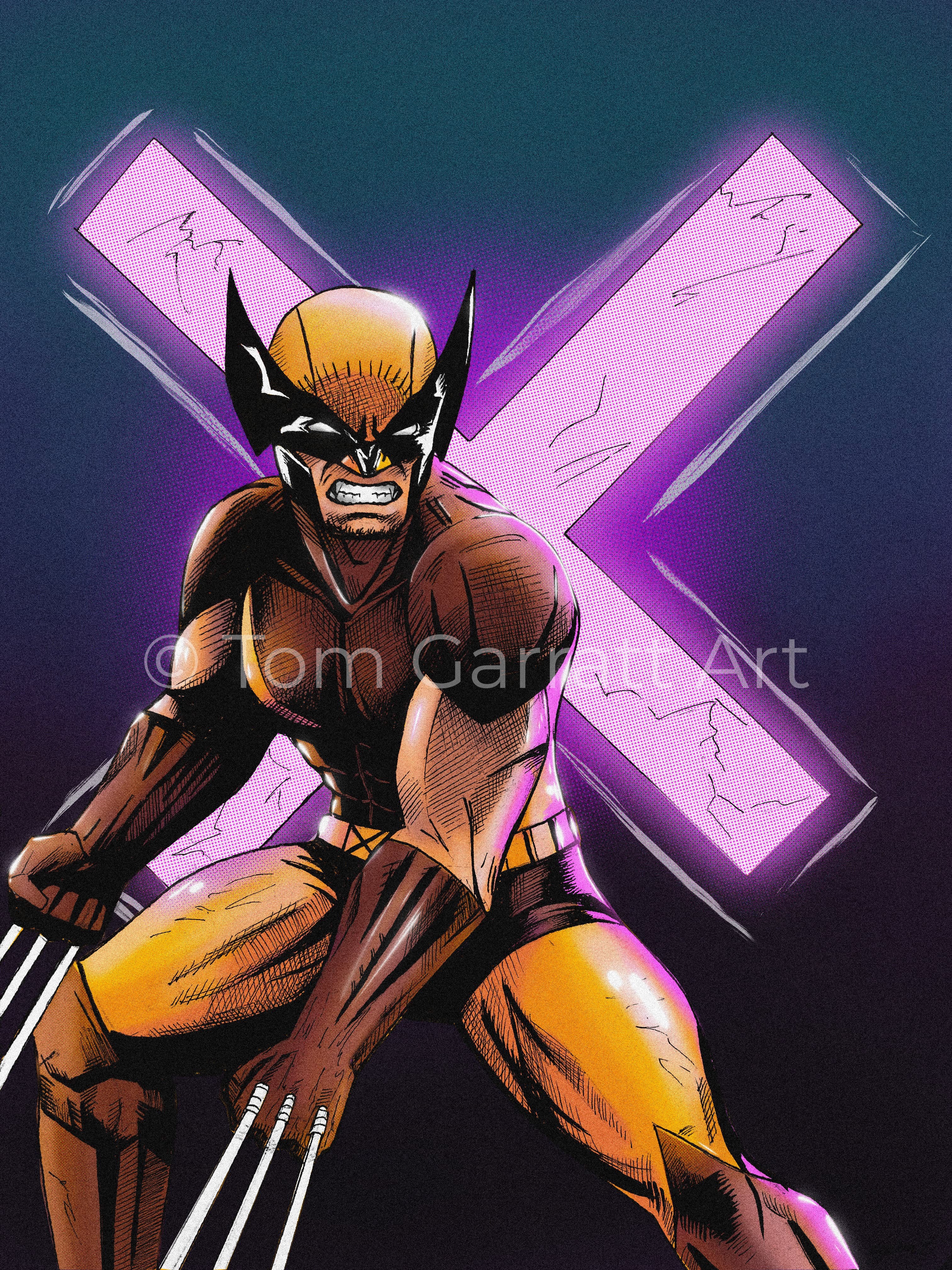 WOLVERINE - Pen Art Print