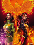 JEAN GREY PHOENIX - Pen Art Print