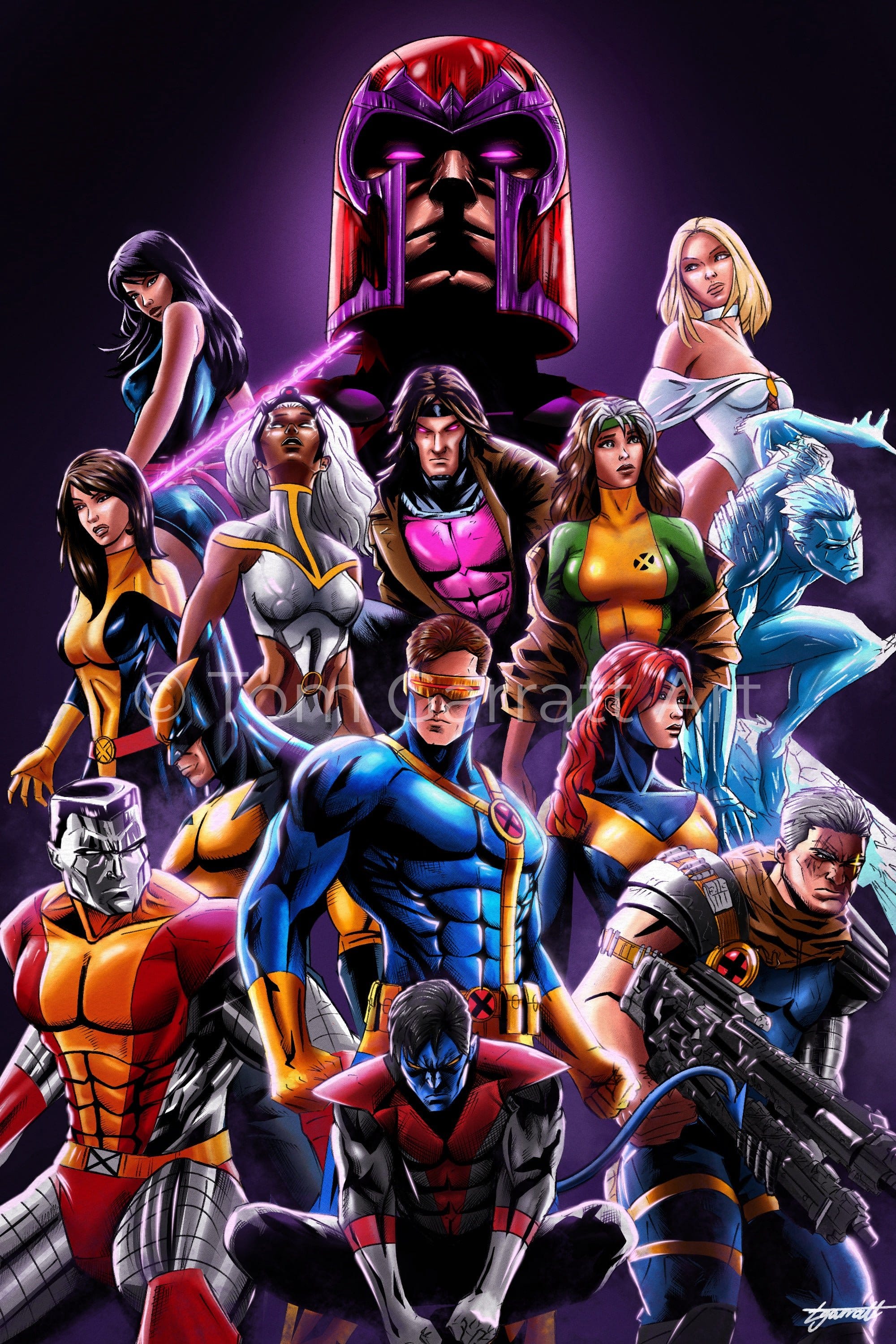 X-MEN - Digital Art Print