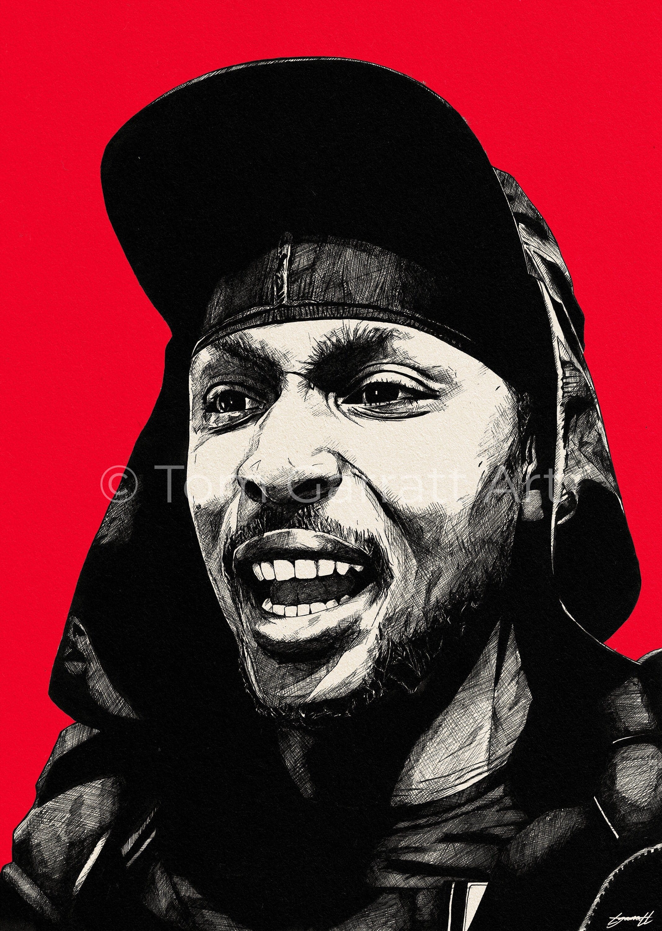 JME - Pen Art Print