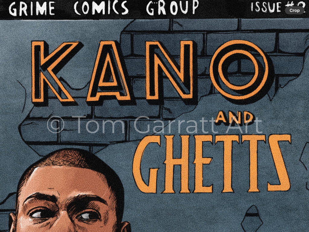 KANO & GHETTS COMIC - Pen Art Print